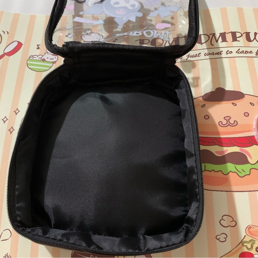 Kuromi Small Square Black Makeup Bag - Picture 3 of 15